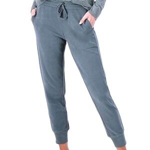 Barefoot‎ Dreams Womens Malibu Collection Jogger Lounge Pants M deep sage green